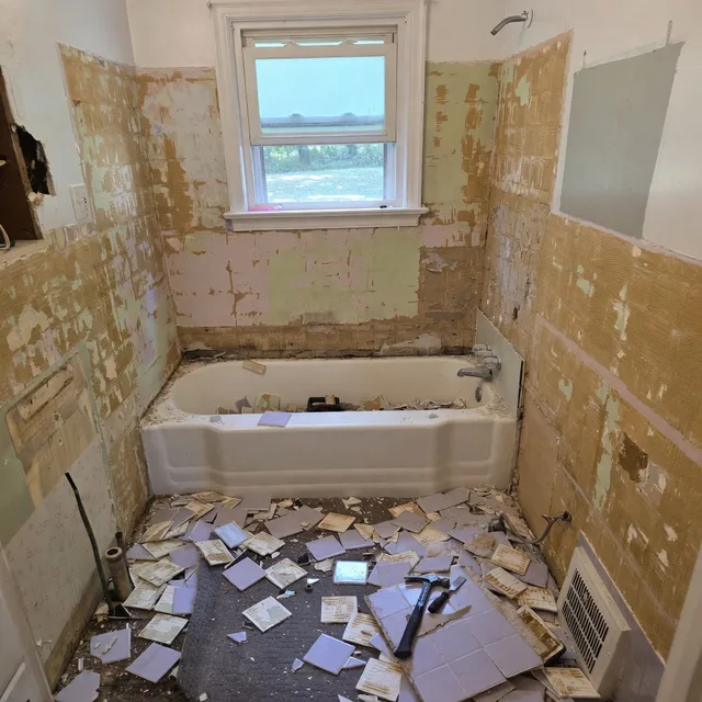 Full Bathroom Remodel Before