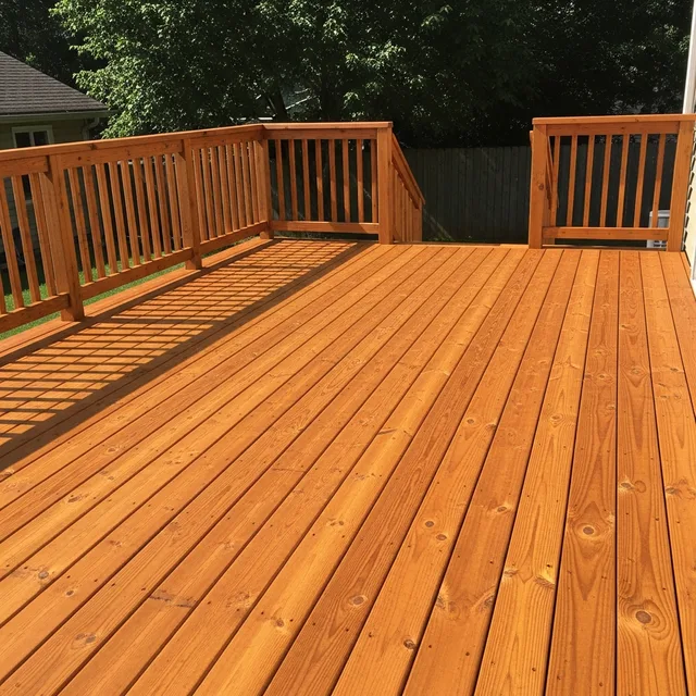 Backyard Deck Restore After